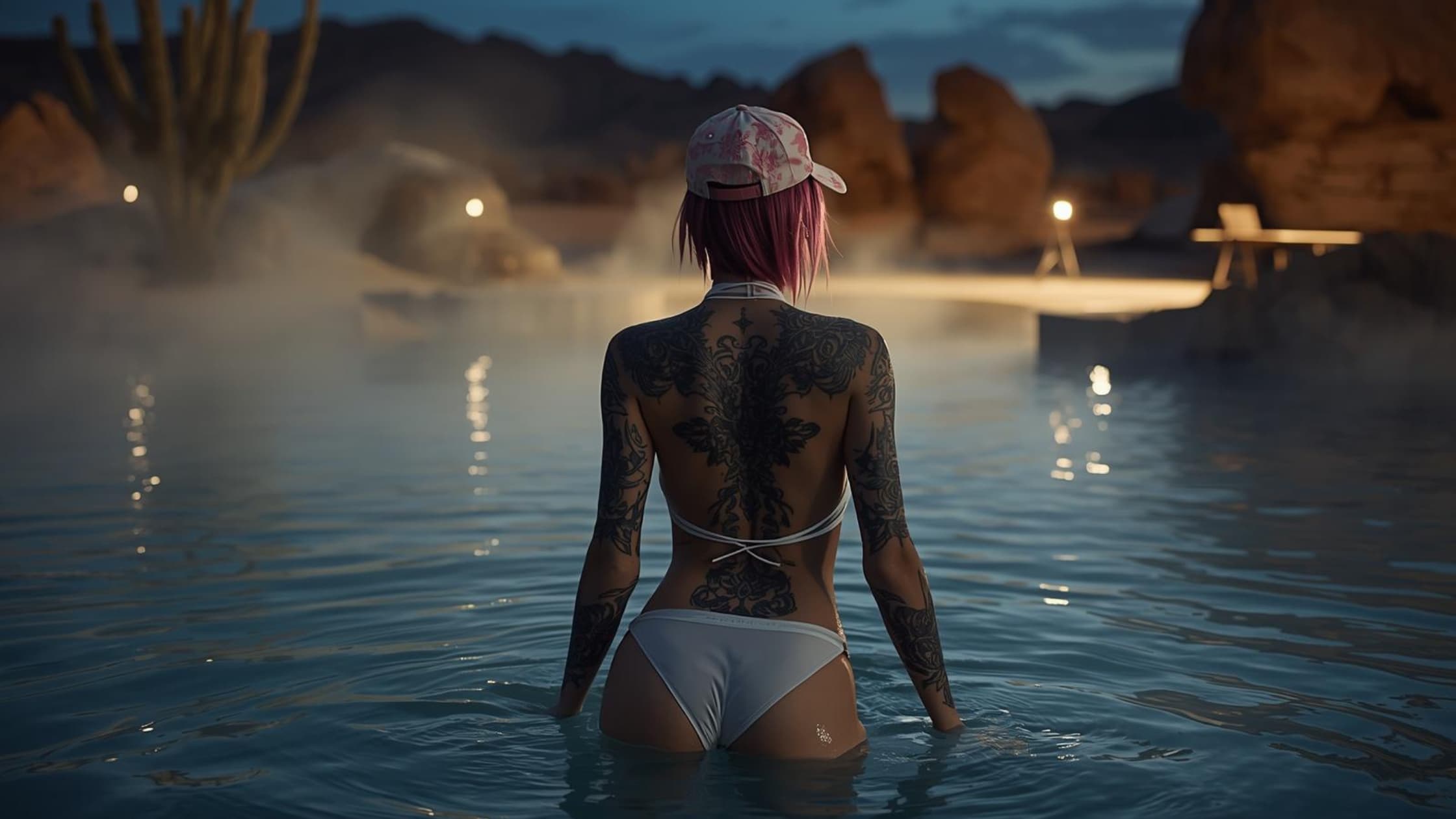 Sedona Hot Springs Woman