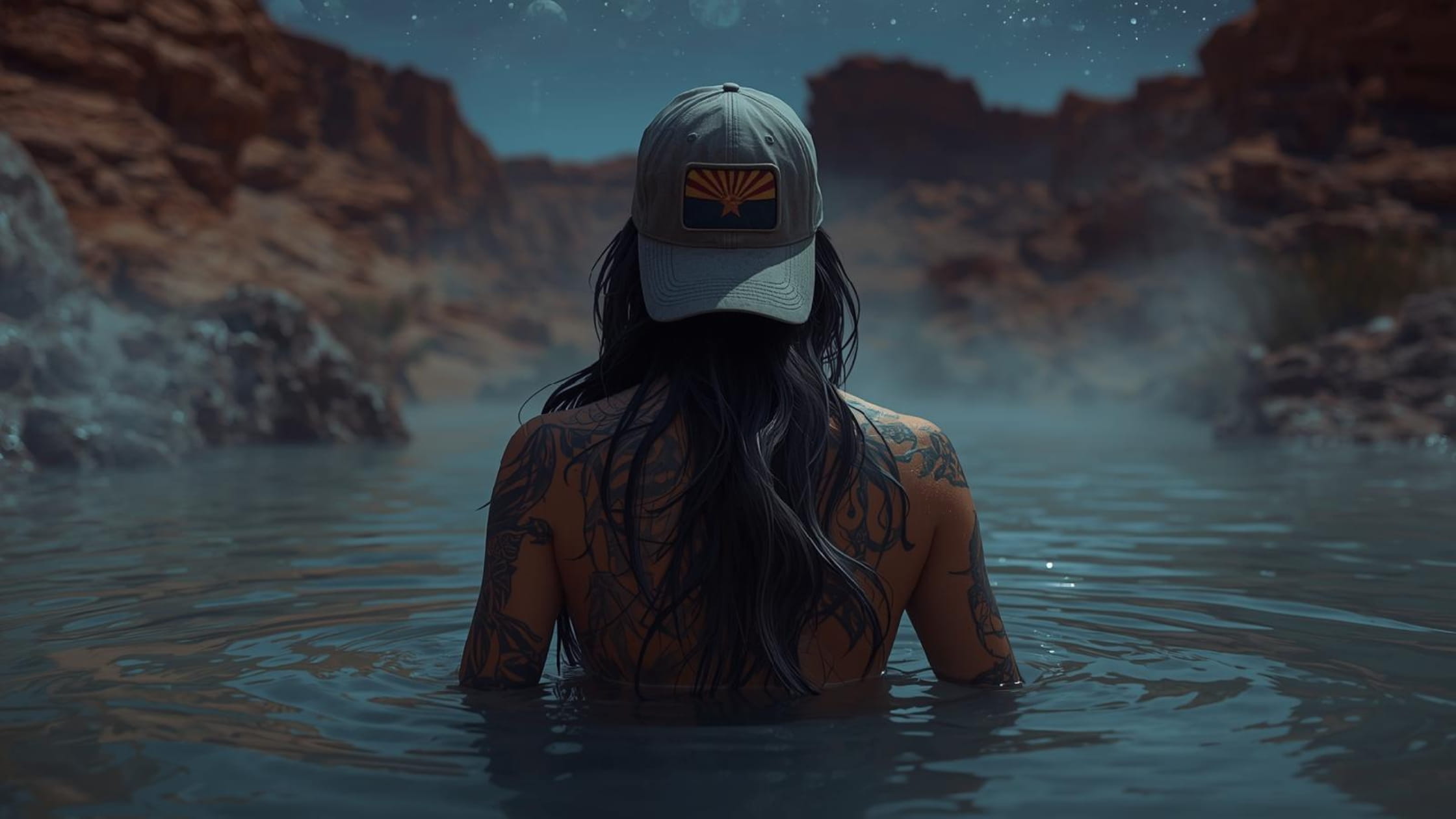 Arizona Hight Desert Hot Springs