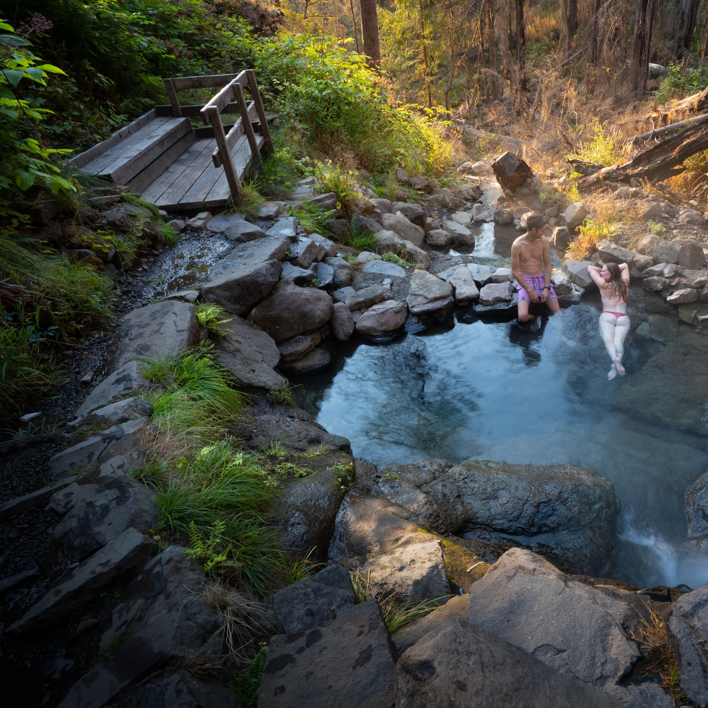 Cougar Hot Springs in Oregon