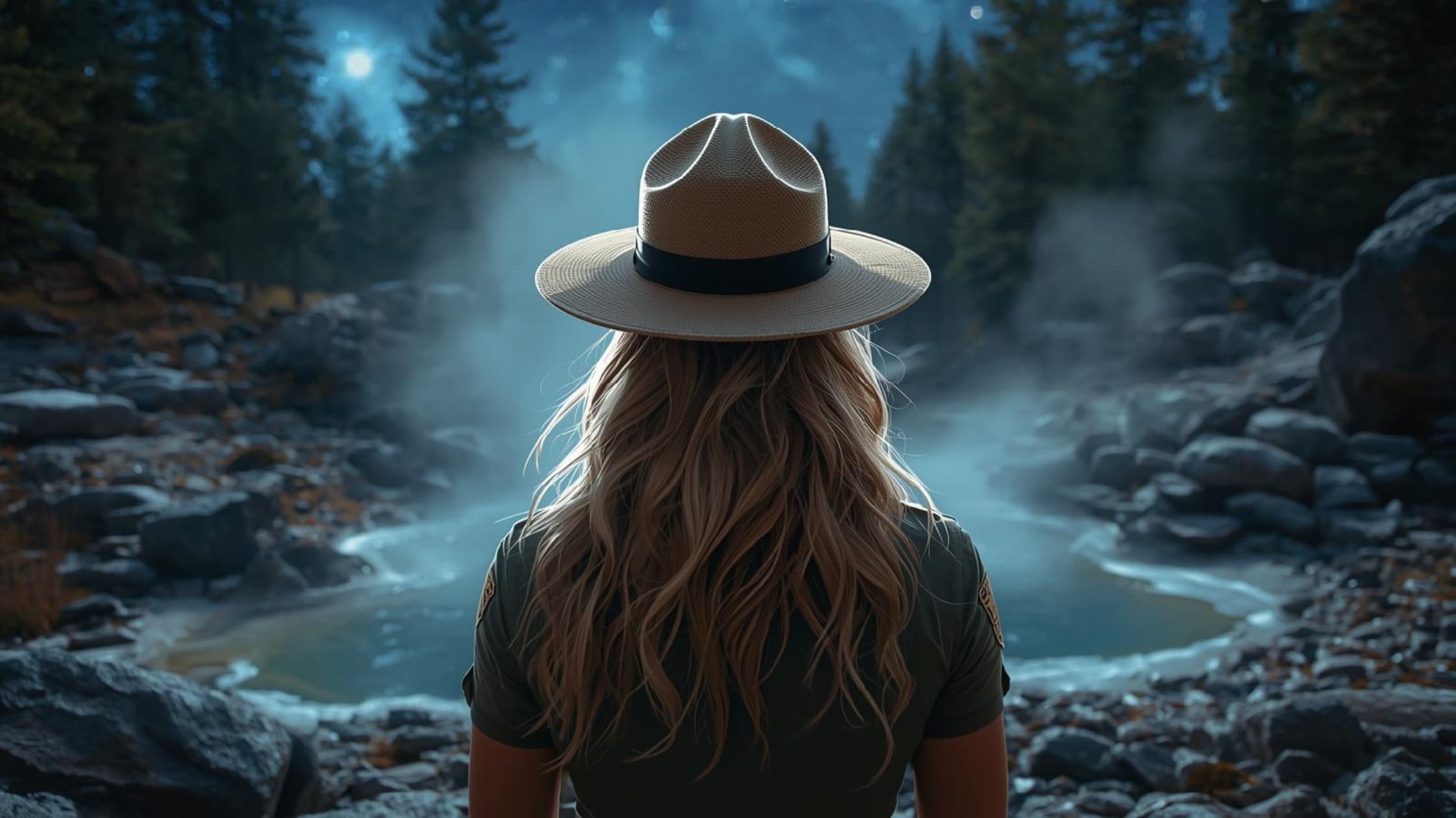 Huge Hot Springs Pool